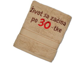 Ręcznik Życie zaczyna się po 30 SK