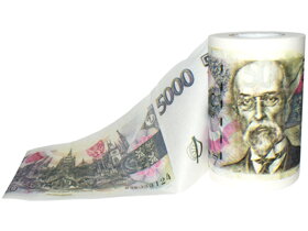 Śmieszny papier toaletowy 5000 CZK